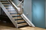 stairlift hinged rail